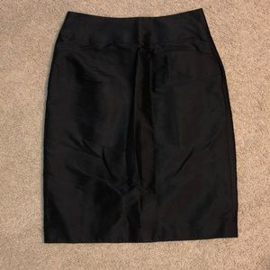 Magaschoni Collection Black Lined Skirt